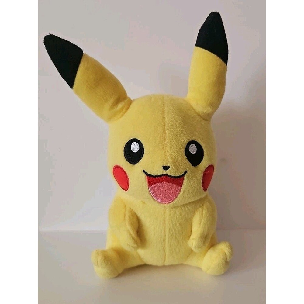 9" 2016 TOMY POKEMON PIKACHU YELLOW STUFFED ANIMAL PLUSH TOY